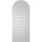 Ekena Millwork Round Top Surface Mount PVC Gable Vent: Functional, w/ 3-1/2"W x 1"P Standard Frame, 16"W x 38"H GVPRT16X3801SF - alternate 5